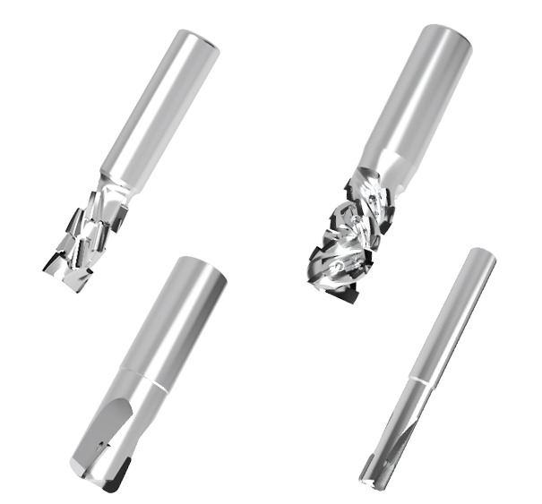 Different milling cutters